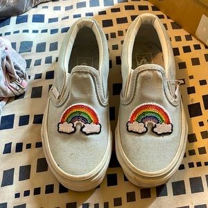 Girls Val’s with cloud printed . Size 11 never worn